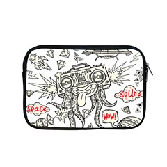 Drawing Clip Art Hand Painted Abstract Creative Space Squid Radio Apple Macbook Pro 15  Zipper Case by Salman4z