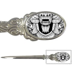 Balinese Art Barong Drawing Bali White Background People Letter Opener by Salman4z