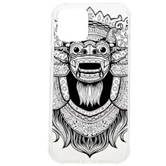 Balinese Art Barong Drawing Bali White Background People Iphone 12 Pro Max Tpu Uv Print Case by Salman4z