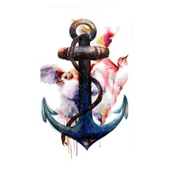 Anchor Watercolor Painting Tattoo Art Anchors And Birds Memory Card Reader (rectangular) by Salman4z