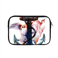 Anchor Watercolor Painting Tattoo Art Anchors And Birds Apple Macbook Pro 15  Zipper Case by Salman4z