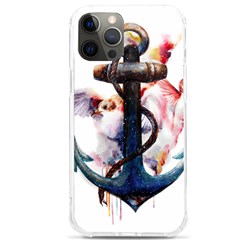 Anchor Watercolor Painting Tattoo Art Anchors And Birds Iphone 12 Pro Max Tpu Uv Print Case by Salman4z