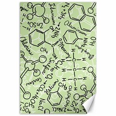 Multicolored Chemical Bond Illustration Chemistry Formula Science Canvas 12  X 18  by Salman4z