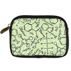 Multicolored Chemical Bond Illustration Chemistry Formula Science Digital Camera Leather Case by Salman4z