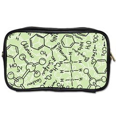 Multicolored Chemical Bond Illustration Chemistry Formula Science Toiletries Bag (two Sides) by Salman4z