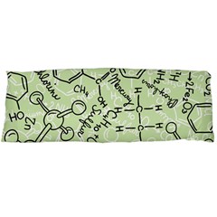 Multicolored Chemical Bond Illustration Chemistry Formula Science Body Pillow Case (dakimakura) by Salman4z