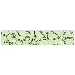 Multicolored Chemical Bond Illustration Chemistry Formula Science Small Premium Plush Fleece Scarf by Salman4z