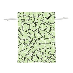 Multicolored Chemical Bond Illustration Chemistry Formula Science Lightweight Drawstring Pouch (m) by Salman4z