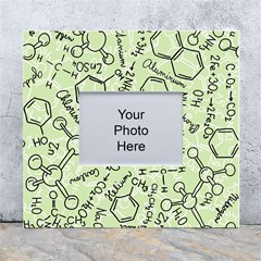 Multicolored Chemical Bond Illustration Chemistry Formula Science White Wall Photo Frame 5  X 7 