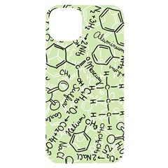 Multicolored Chemical Bond Illustration Chemistry Formula Science Iphone 14 Plus Black Uv Print Case by Salman4z