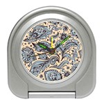 Texture Ornament Paisley Travel Alarm Clock Front