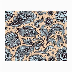 Texture Ornament Paisley Small Glasses Cloth by Salman4z