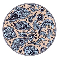 Texture Ornament Paisley Wireless Fast Charger(white) by Salman4z