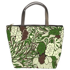 Texture Ornament Pattern Seamless Paisley Bucket Bag by Salman4z