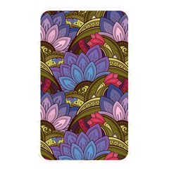 Purple Red And Green Flowers Digital Wallpaper Patterns Ornament Memory Card Reader (rectangular) by Salman4z