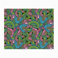 Background Texture Paisley Pattern Small Glasses Cloth by Salman4z