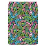 Background Texture Paisley Pattern Removable Flap Cover (L) Front