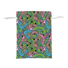 Background Texture Paisley Pattern Lightweight Drawstring Pouch (s) by Salman4z