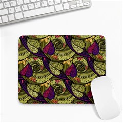 Pattern Vector Texture Style Garden Drawn Hand Floral Small Mousepad by Salman4z