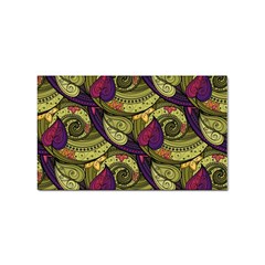 Pattern Vector Texture Style Garden Drawn Hand Floral Sticker Rectangular (10 Pack) by Salman4z