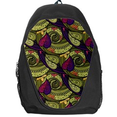 Pattern Vector Texture Style Garden Drawn Hand Floral Backpack Bag by Salman4z