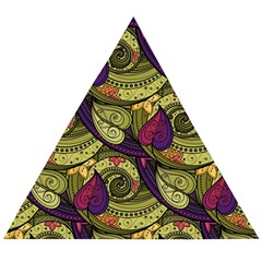 Pattern Vector Texture Style Garden Drawn Hand Floral Wooden Puzzle Triangle by Salman4z