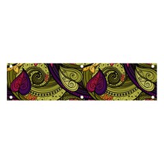 Pattern Vector Texture Style Garden Drawn Hand Floral Banner And Sign 4  X 1  by Salman4z