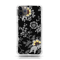 White And Yellow Floral And Paisley Illustration Background Iphone 11 Pro Max 6 5 Inch Tpu Uv Print Case by Salman4z