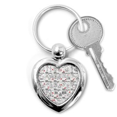 White Printer Paper With Text Overlay Humor Dark Humor Infographics Key Chain (heart) by Salman4z