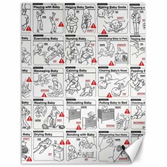 White Printer Paper With Text Overlay Humor Dark Humor Infographics Canvas 12  X 16  by Salman4z