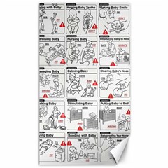 White Printer Paper With Text Overlay Humor Dark Humor Infographics Canvas 40  X 72  by Salman4z