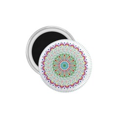 Flower Abstract Floral Hand Ornament Hand Drawn Mandala 1 75  Magnets by Salman4z