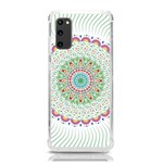 Flower Abstract Floral Hand Ornament Hand Drawn Mandala Samsung Galaxy S20 6.2 Inch TPU UV Case Front