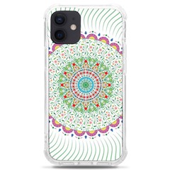 Flower Abstract Floral Hand Ornament Hand Drawn Mandala Iphone 12 Mini Tpu Uv Print Case	 by Salman4z