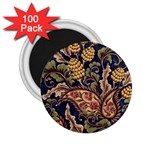 Leaves Flowers Background Texture Paisley 2.25  Magnets (100 pack)  Front