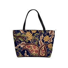 Leaves Flowers Background Texture Paisley Classic Shoulder Handbag by Salman4z