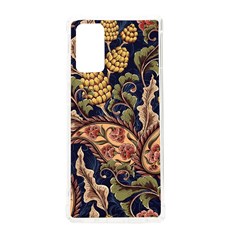 Leaves Flowers Background Texture Paisley Samsung Galaxy Note 20 Tpu Uv Case by Salman4z