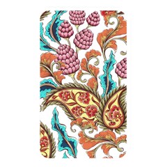 Flowers Pattern Texture White Background Paisley Memory Card Reader (rectangular) by Salman4z