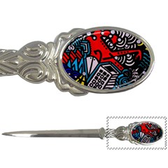 Multicolored Doodle Art Street Art Letter Opener by Salman4z