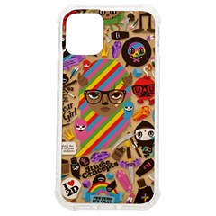 Multicolored Doodle Art Wallpaper Iphone 12 Mini Tpu Uv Print Case	 by Salman4z