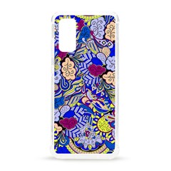 Blue Yellow Background Pattern Vector Texture Paisley Samsung Galaxy S20 6 2 Inch Tpu Uv Case by Salman4z