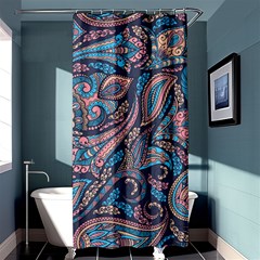 Background Ornament Paisley Shower Curtain 36  X 72  (stall)  by Salman4z