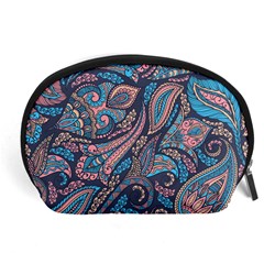 Background Ornament Paisley Accessory Pouch (large) by Salman4z