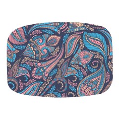 Background Ornament Paisley Mini Square Pill Box by Salman4z