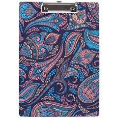 Background Ornament Paisley A4 Acrylic Clipboard by Salman4z