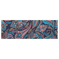 Background Ornament Paisley Banner And Sign 12  X 4  by Salman4z