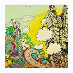 Doodle Wallpaper Artistic Surreal Medium Glasses Cloth Front