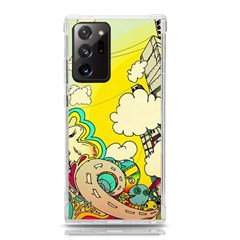 Doodle Wallpaper Artistic Surreal Samsung Galaxy Note 20 Ultra Tpu Uv Case by Salman4z