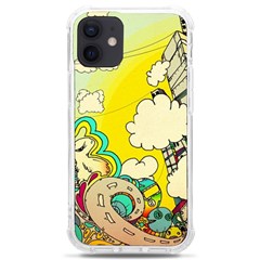 Doodle Wallpaper Artistic Surreal Iphone 12 Mini Tpu Uv Print Case	 by Salman4z