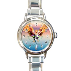 Picsart 23-05-08 19-20-32-181 Round Italian Charm Watch by DeSine